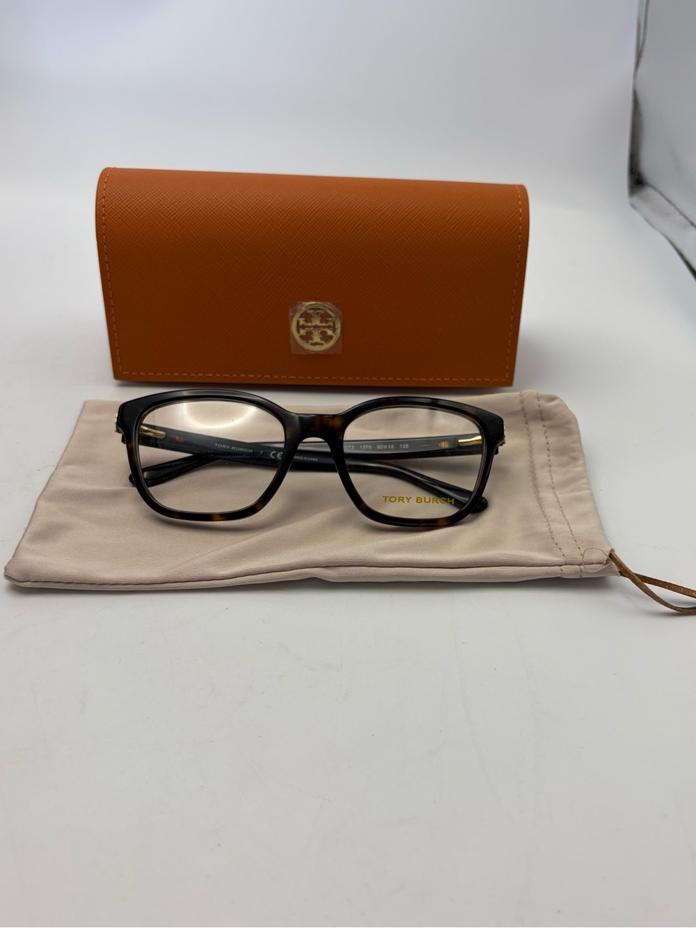 NEW TORY BURCH TY 2073 1378 HAVANA GOLD AUTHENTIC FRAMES EYEGLASSES 52-19